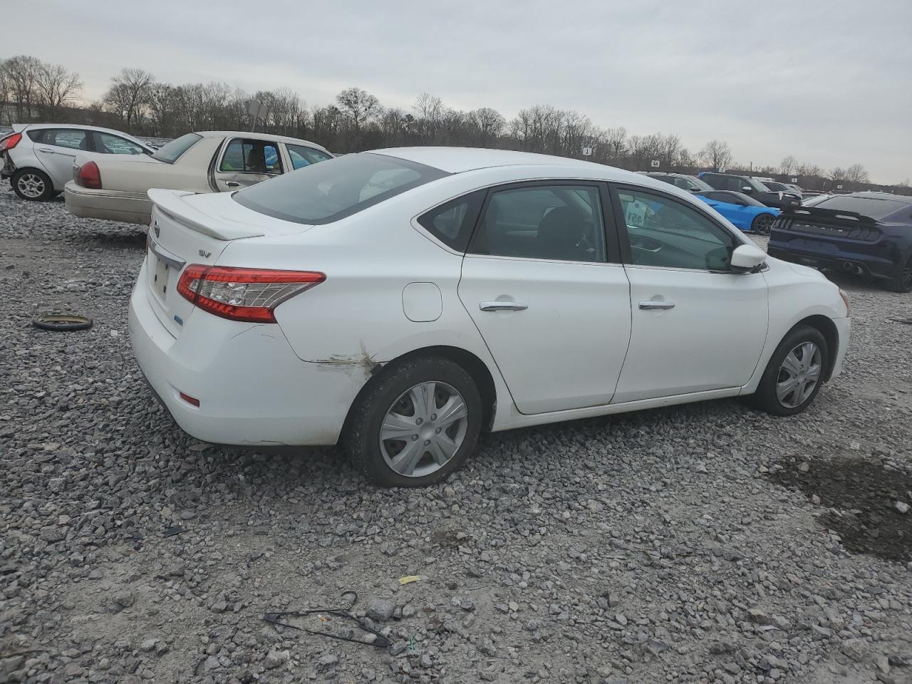 2014 Nissan Sentra VIN 3N1AB7AP6EY255481 Copart auction photo, front end damage thumbnail 3