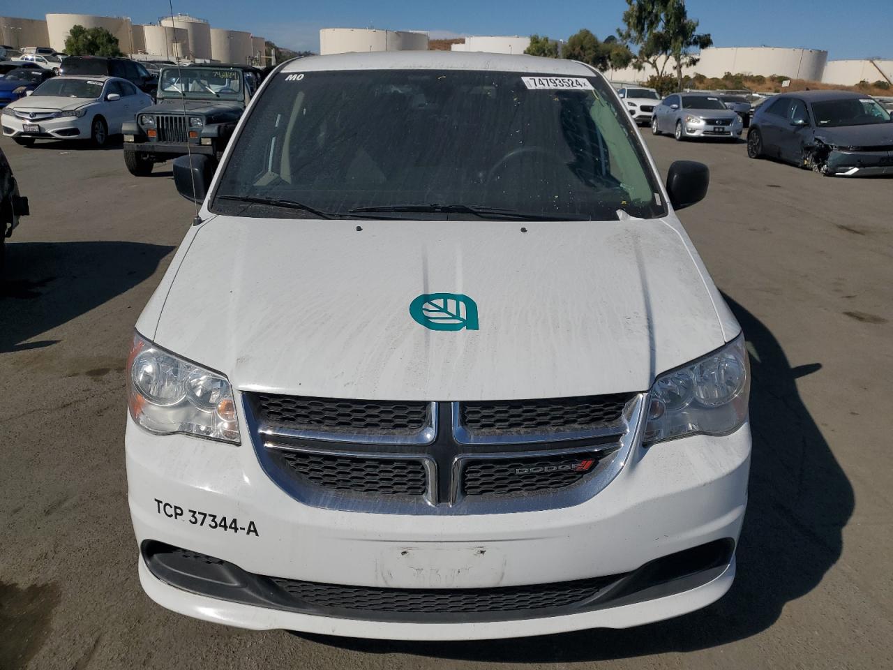 2019 Dodge Caravan VIN 2C4RDGBG4KR794265 Copart auction photo, rear end / front end damage thumbnail 5