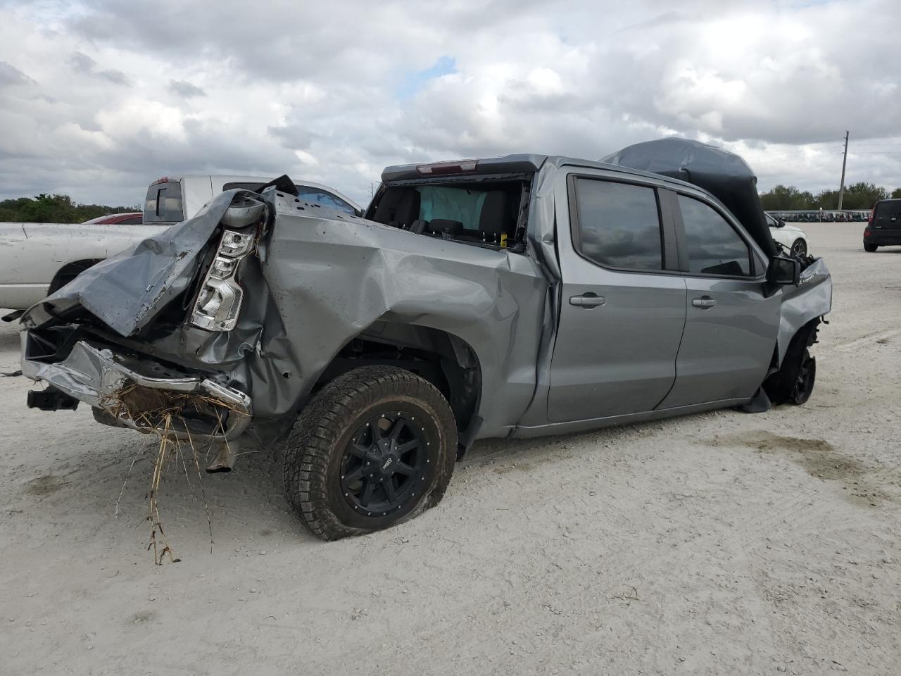2023 Chevrolet Silverado VIN 3GCPACEK1PG256385 Copart auction photo, all over damage thumbnail 3