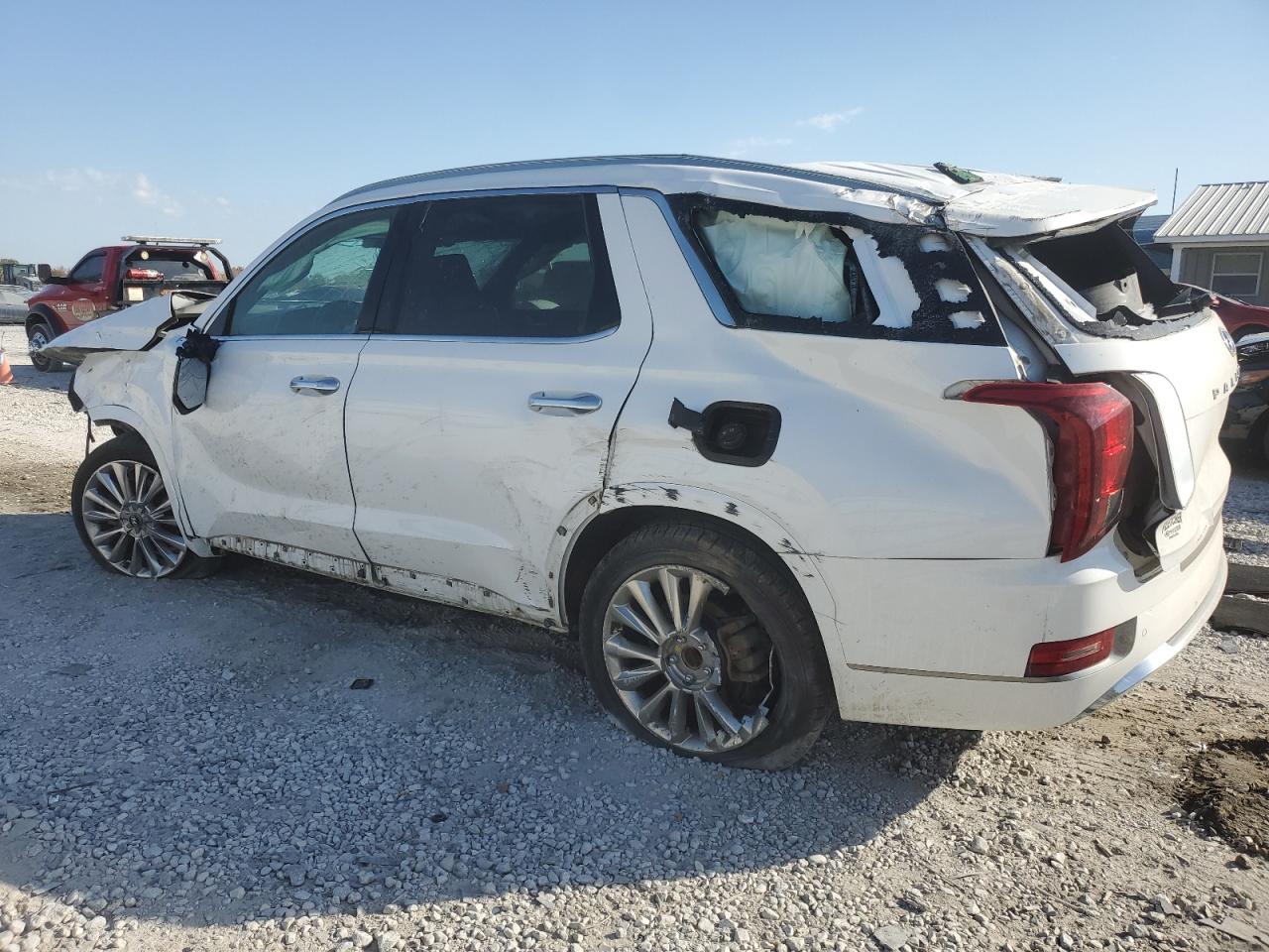 2020 Hyundai Palisade VIN KM8R54HE5LU047453 Copart auction photo, rollover damage thumbnail 2