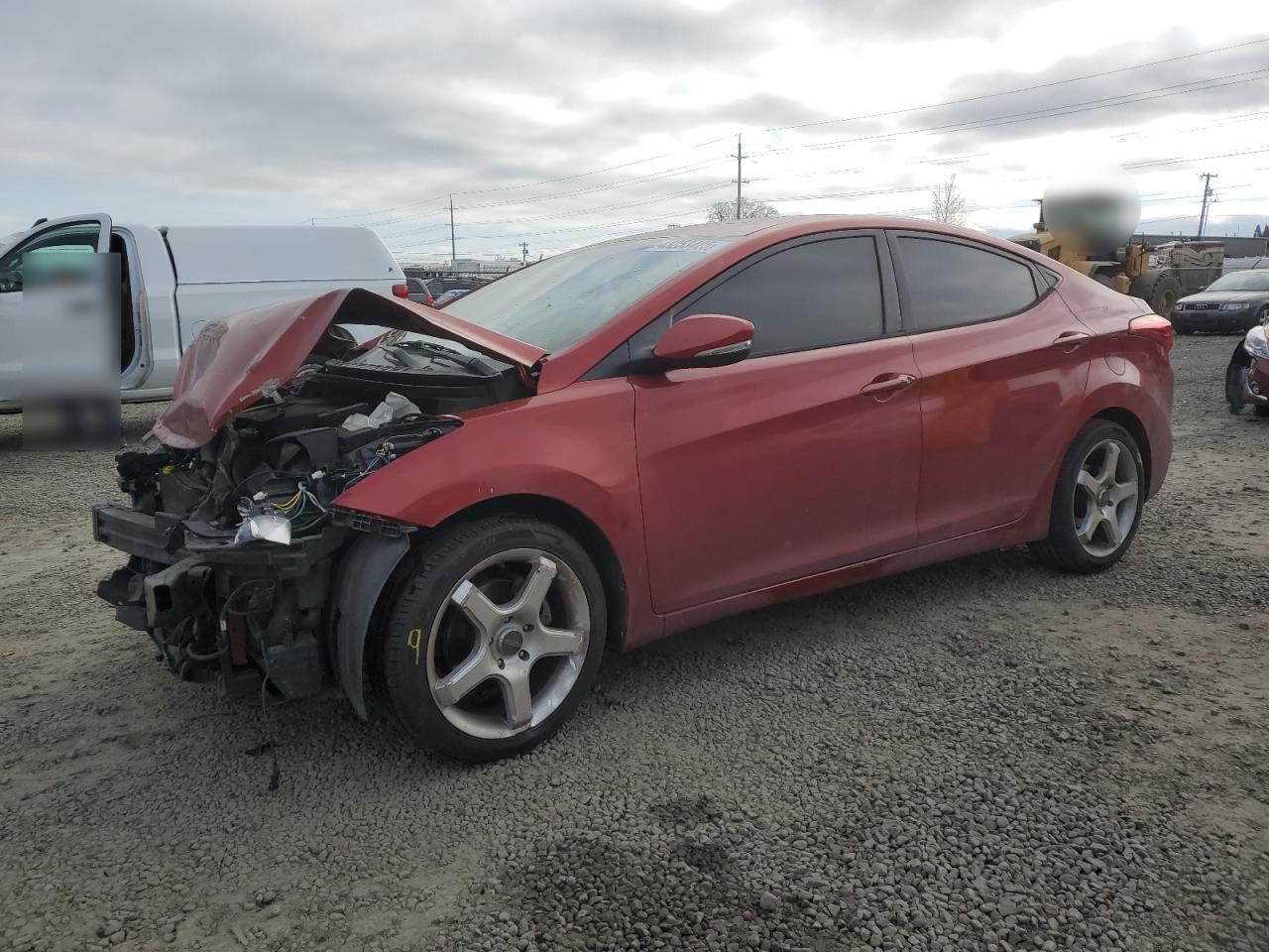 2012 Hyundai Elantra VIN KMHDH4AE6CU314840