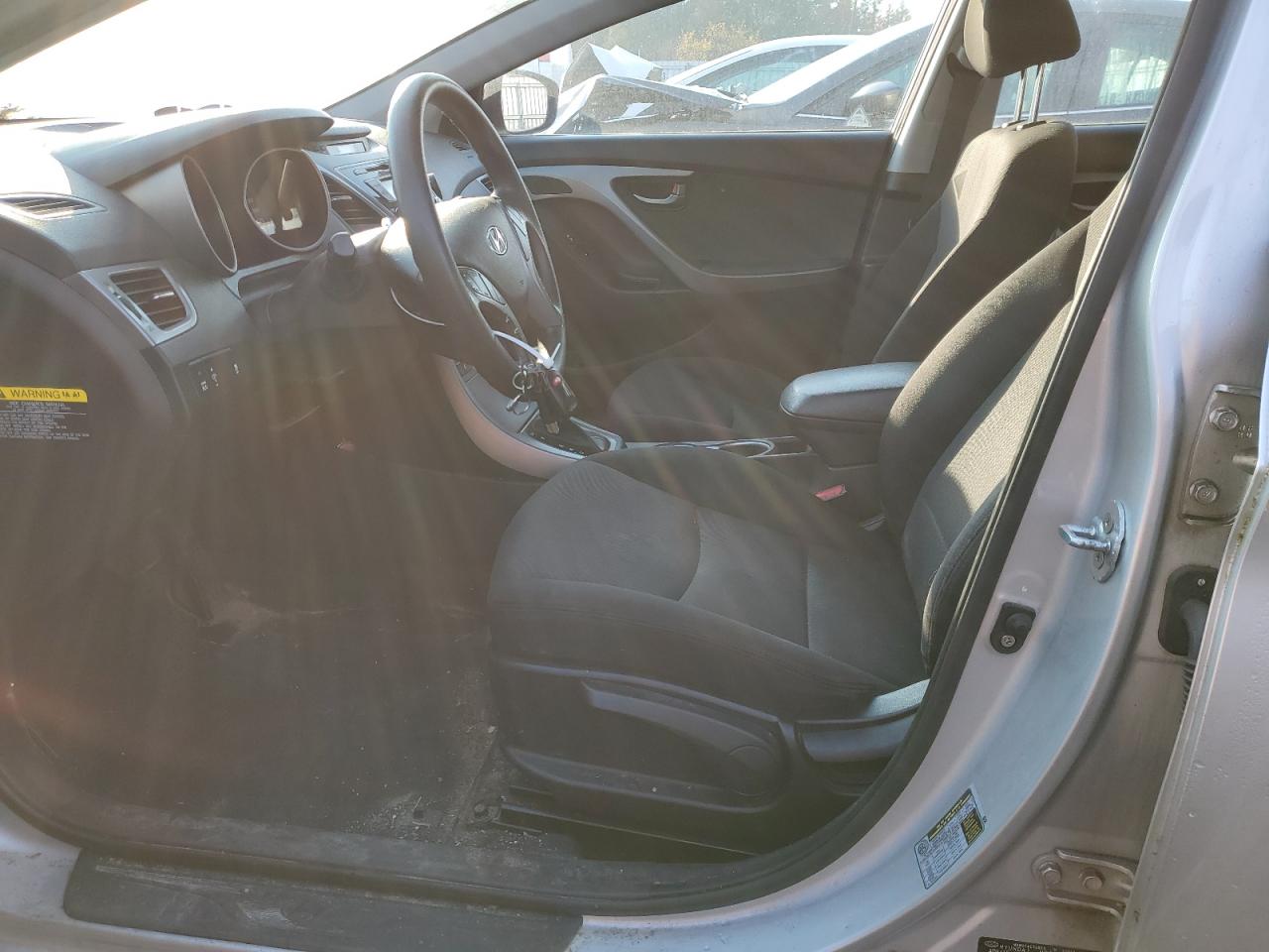 2016 Hyundai Elantra VIN KMHDH4AE5GU530765 Copart auction photo, mechanical damage thumbnail 7