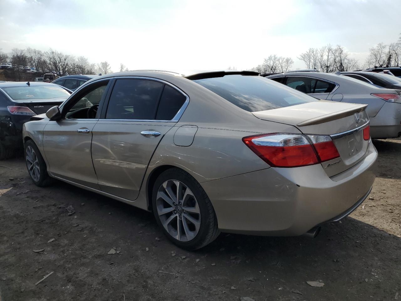 2014 Honda Accord VIN 1HGCR2F51EA080302 Copart auction photo, front end damage thumbnail 2