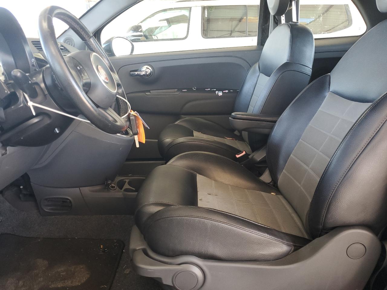 2013 Fiat 500 VIN 3C3CFFBR4DT649209 Copart auction photo, front end / rear end damage thumbnail 7