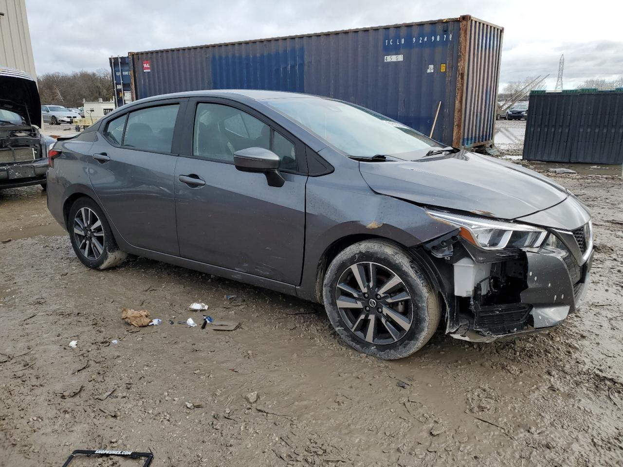 2021 Nissan Versa VIN 3N1CN8EV5ML876446 Copart auction photo, front end / side damage thumbnail 4