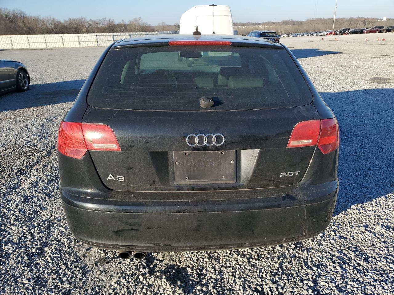 2007 Audi A3 VIN WAUNF78P47A133327 Copart auction photo, burn damage thumbnail 6