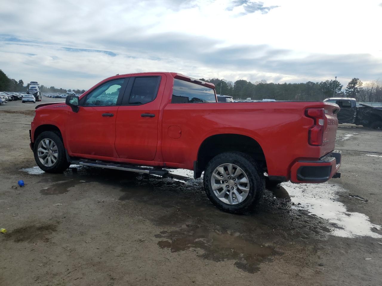 2021 Chevrolet Silverado VIN 1GCRWBEK2MZ296829 Copart auction photo, front end / side damage thumbnail 2