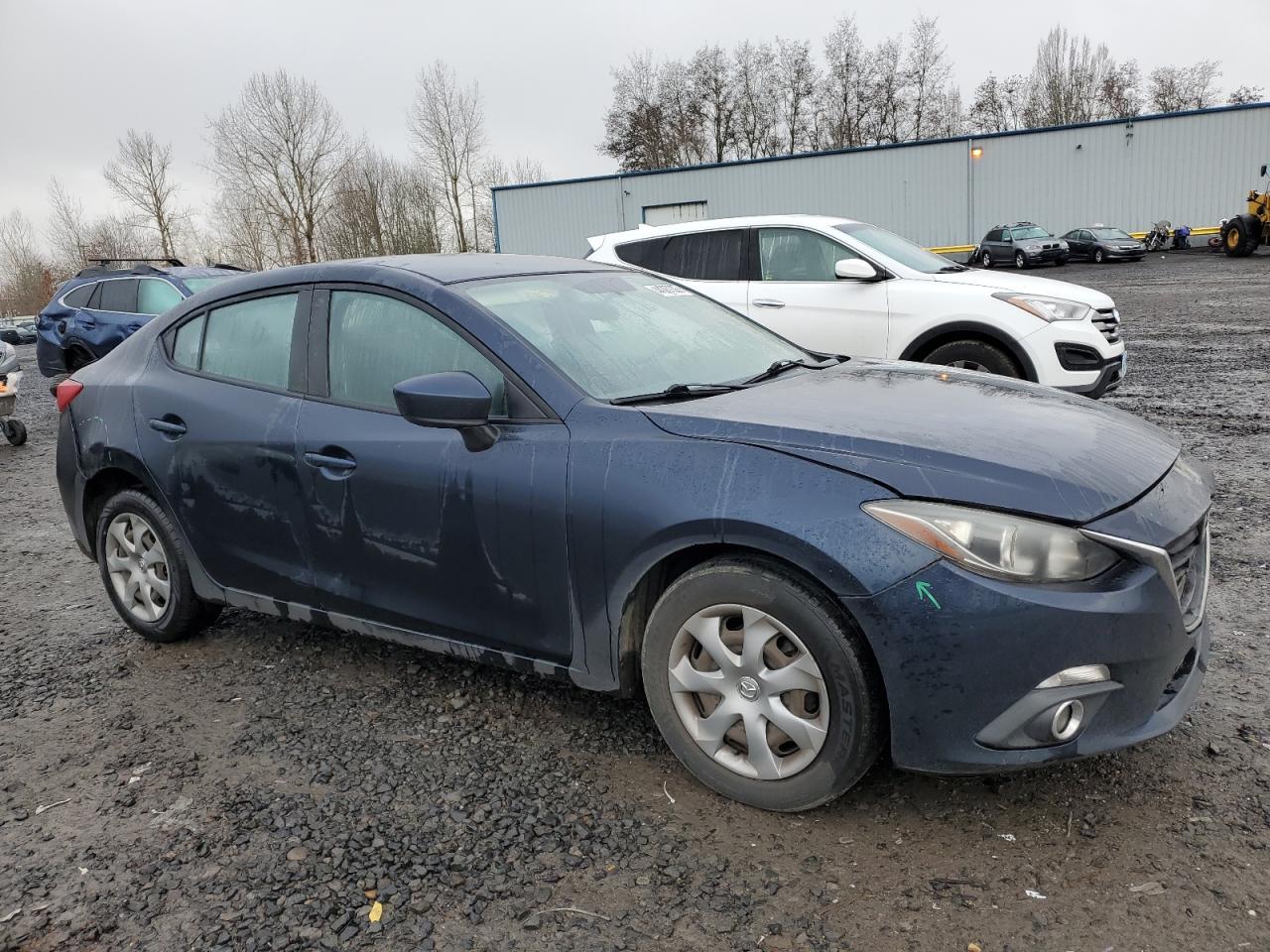 2015 Mazda 3 VIN JM1BM1U74F1238981 Copart auction photo, rear end / front end damage thumbnail 4