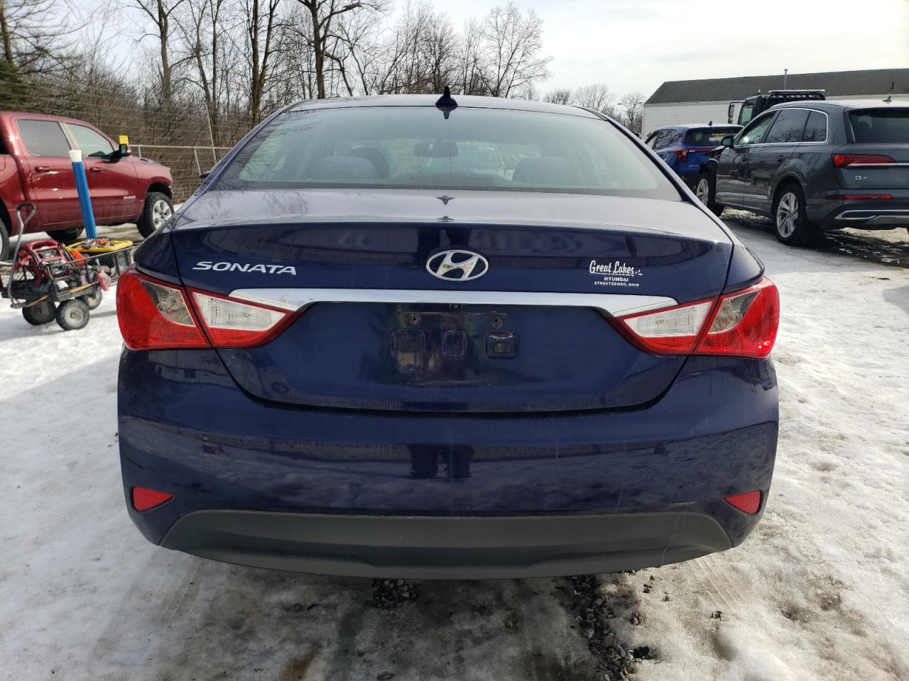 2014 Hyundai Sonata VIN 5NPEB4AC1EH924571 Copart auction photo, front end damage thumbnail 6