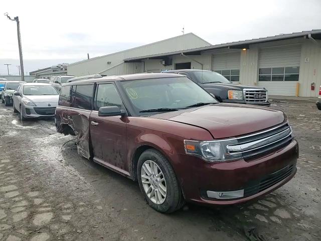 2015 Ford Flex VIN 2FMHK6C89FBA22809 Copart auction photo, side / rear end damage thumbnail 12