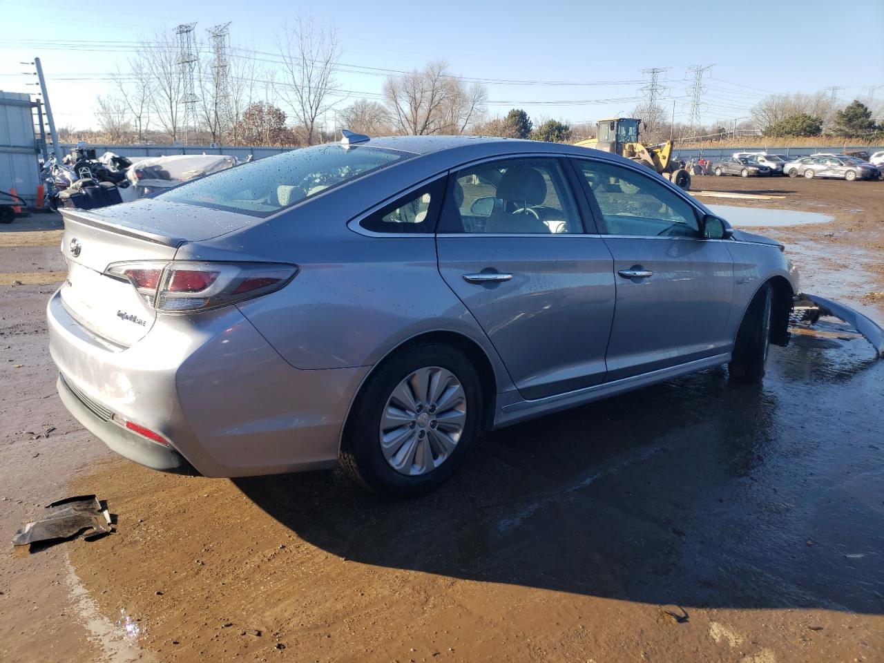 2016 Hyundai Sonata VIN KMHE24L14GA016360 Copart auction photo, front end damage thumbnail 3