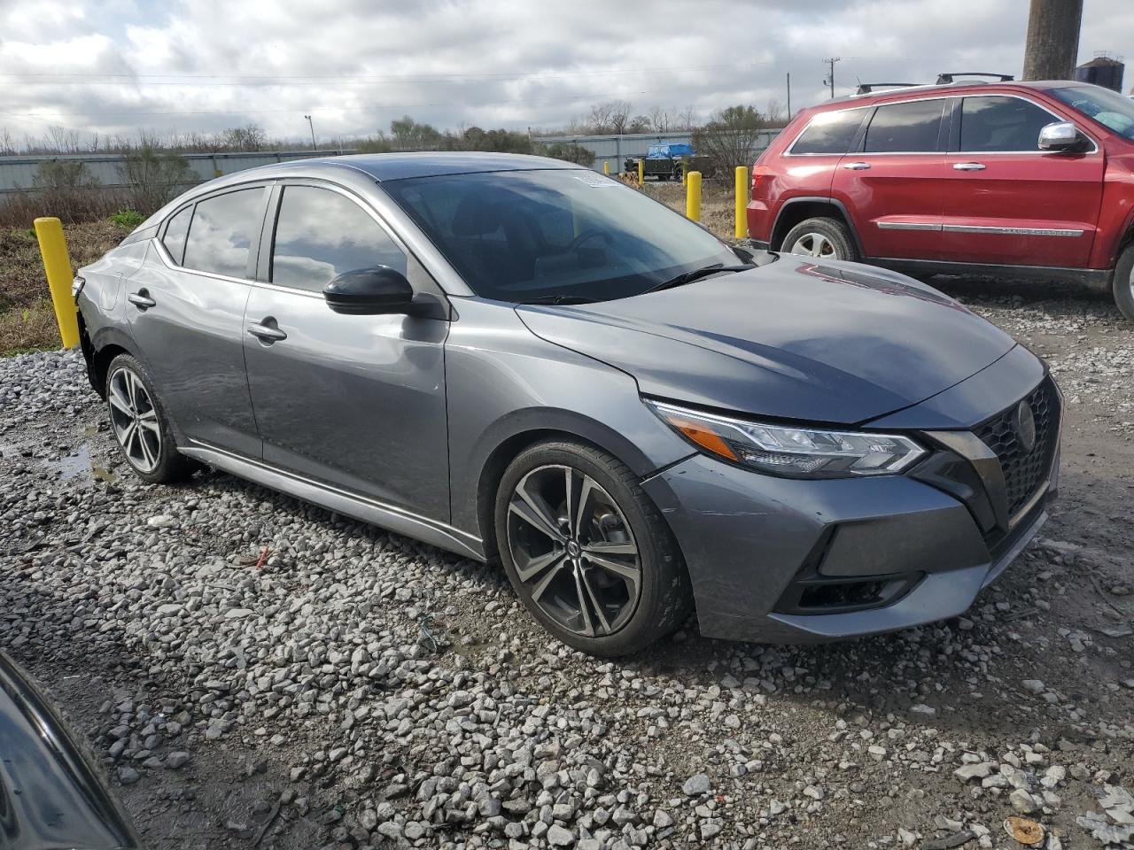2020 Nissan Sentra VIN 3N1AB8DV3LY208096 Copart auction photo, rear end / front end damage thumbnail 4