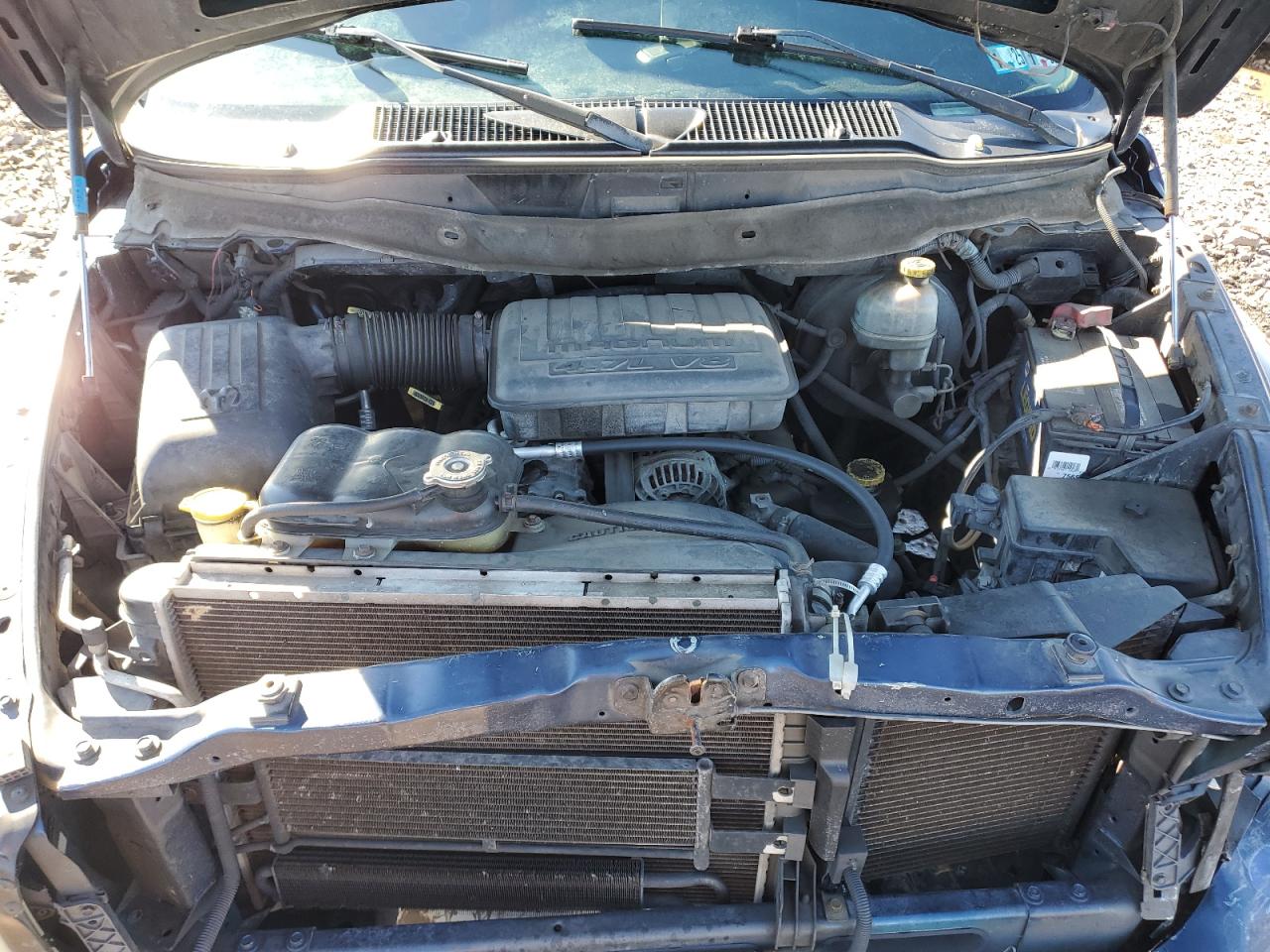 2002 Dodge RAM VIN 3D7HA18N62G131962 Copart auction photo, front end / side damage thumbnail 12