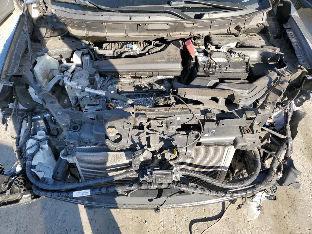 2019 Nissan Rogue VIN 5N1AT2MV9KC821558 Copart auction photo, front end / undercarriage damage thumbnail 12