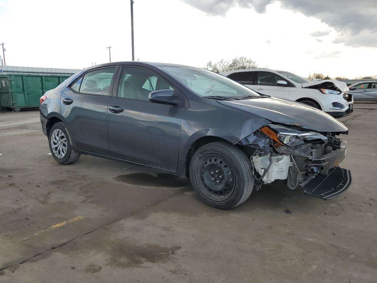 2017 Toyota Corolla VIN 5YFBURHE8HP604642 Copart auction photo, front end / rear end damage thumbnail 4