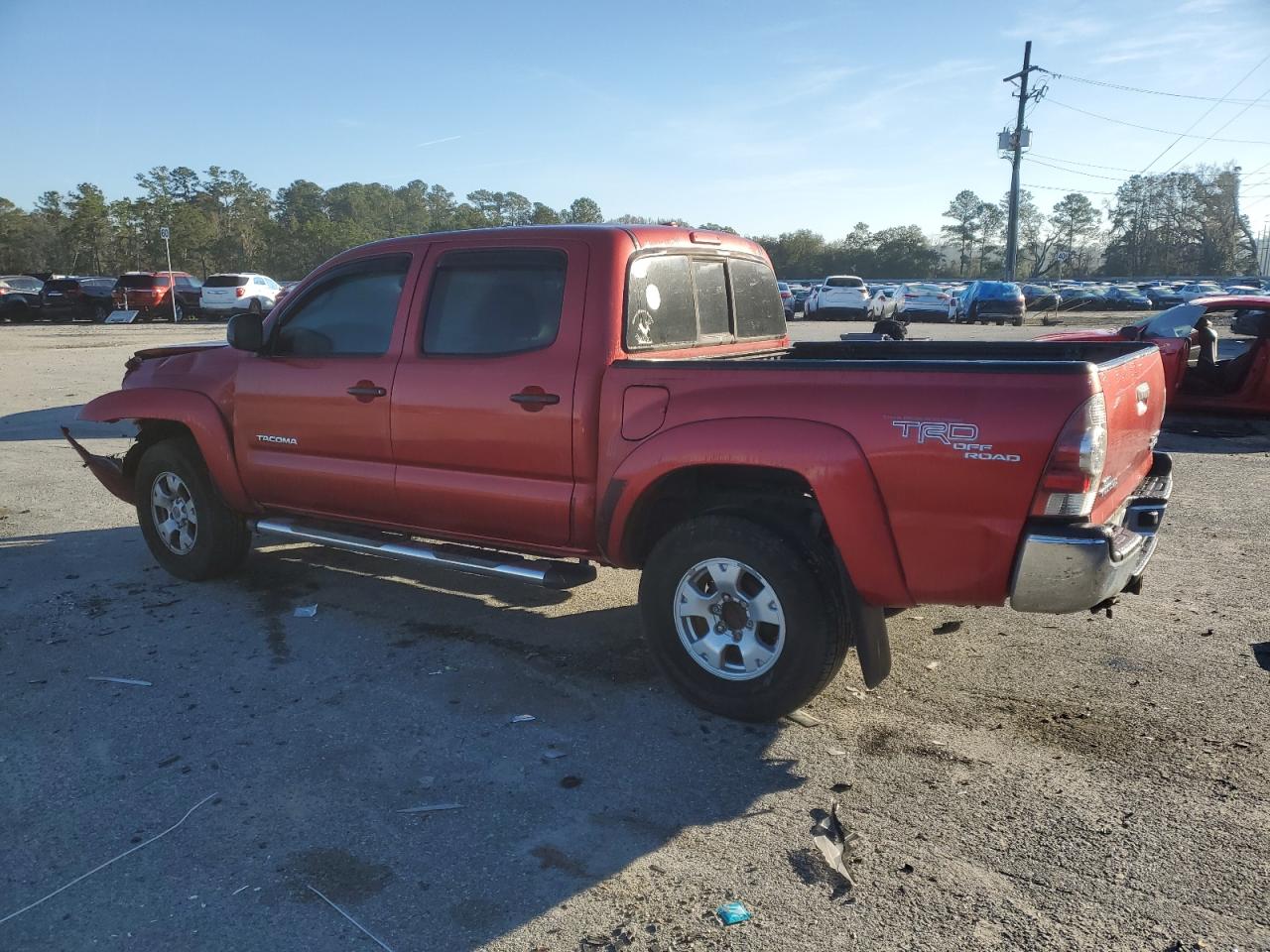 2009 Toyota Tacoma VIN 3TMJU62N89M079402 Copart auction photo, front end damage thumbnail 2