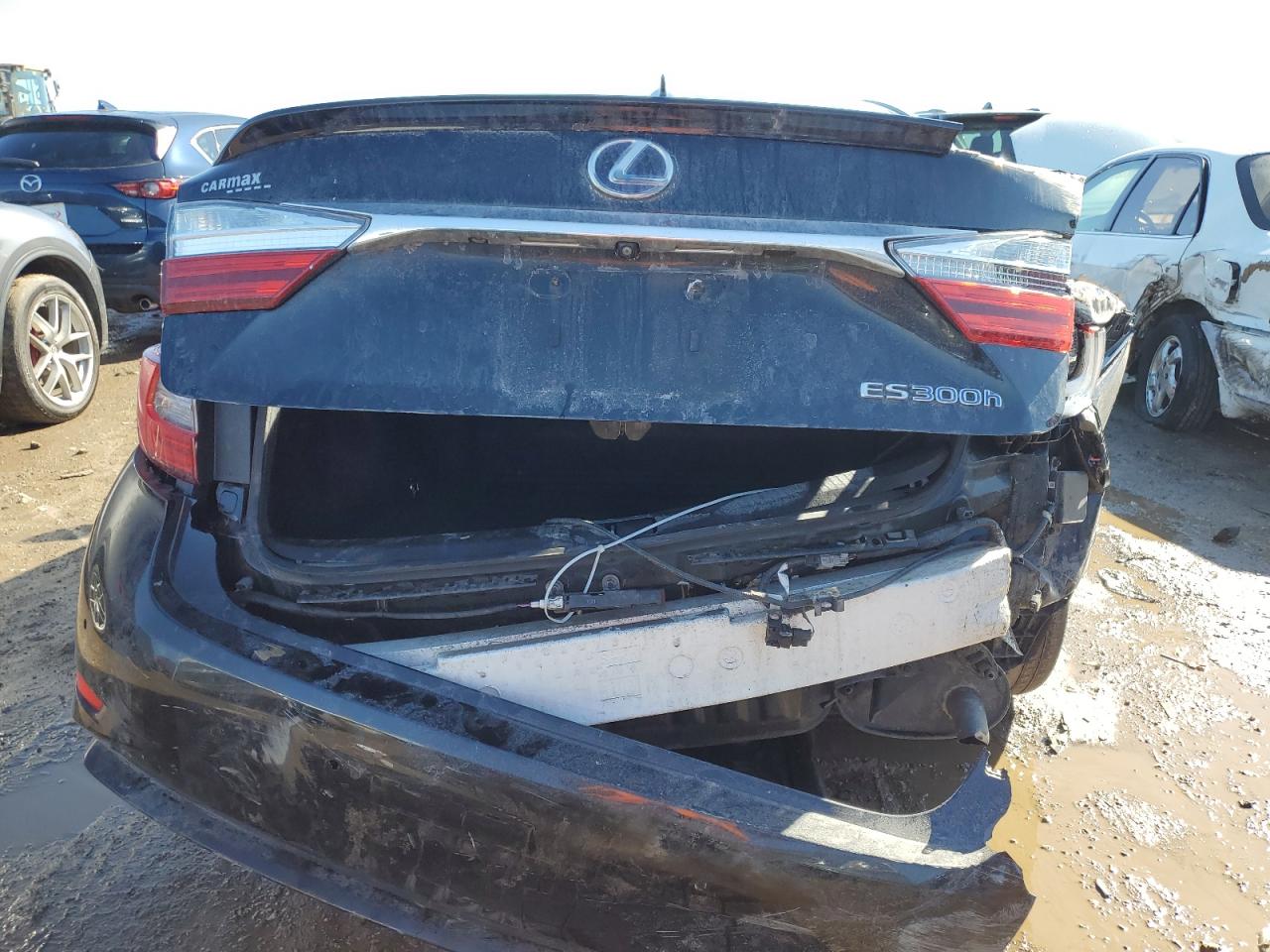 2017 Lexus ES VIN JTHBW1GG6H2151424 Copart auction photo, front end / rear end damage thumbnail 6