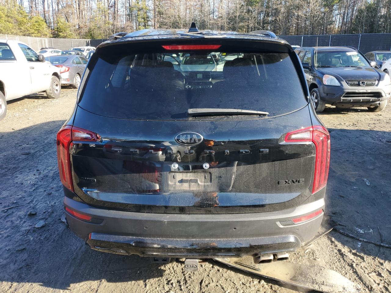 2021 KIA Telluride VIN 5XYP3DHC5MG122994 Copart auction photo, side / undercarriage damage thumbnail 6