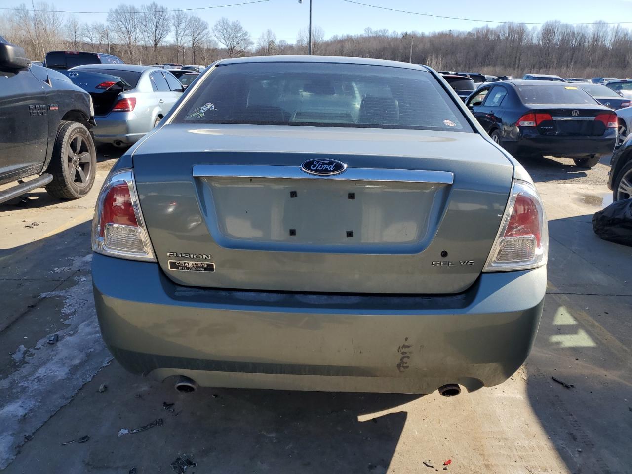 2006 Ford Fusion VIN 3FAHP081X6R148358 Copart auction photo, front end damage thumbnail 6