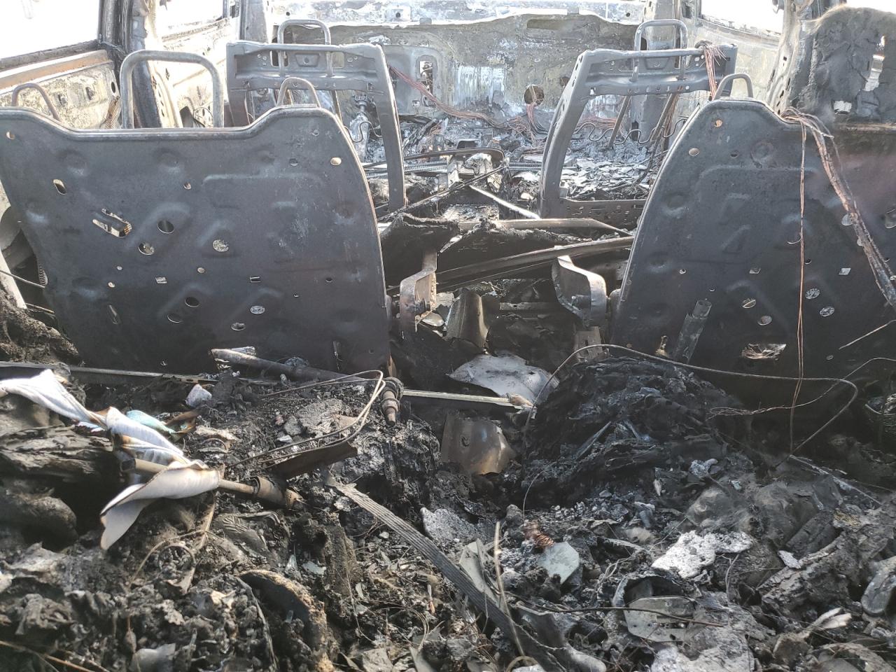 2010 Buick Enclave VIN 5GALVBED4AJ217246 Copart auction photo, burn damage thumbnail 8