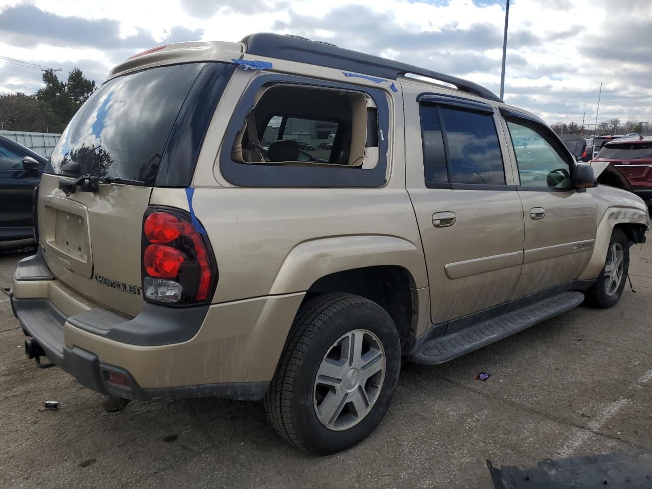 2004 Chevrolet TrailBlazer VIN 1GNET16PX46135181 Copart auction photo, front end / rear end damage thumbnail 3