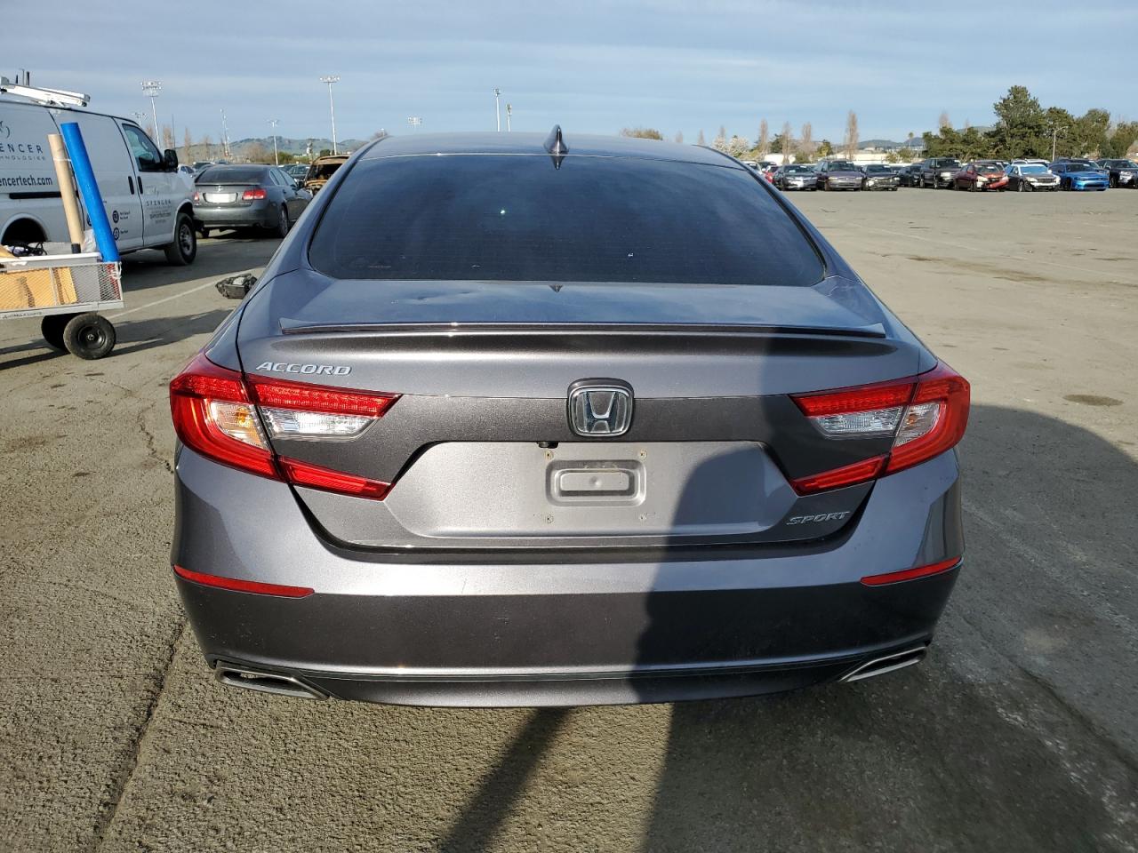 2020 Honda Accord VIN 1HGCV1F38LA087619 Copart auction photo, front end / minor dent/scratches damage thumbnail 6