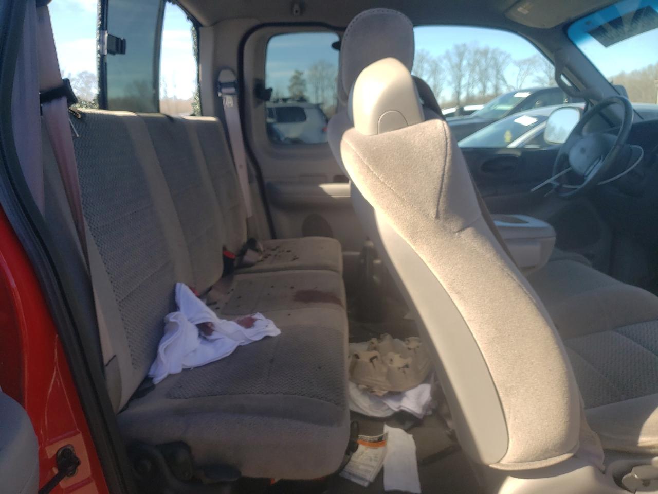 2001 Ford F-150 VIN 1FTRX17L81NA42395 Copart auction photo, all over damage thumbnail 10