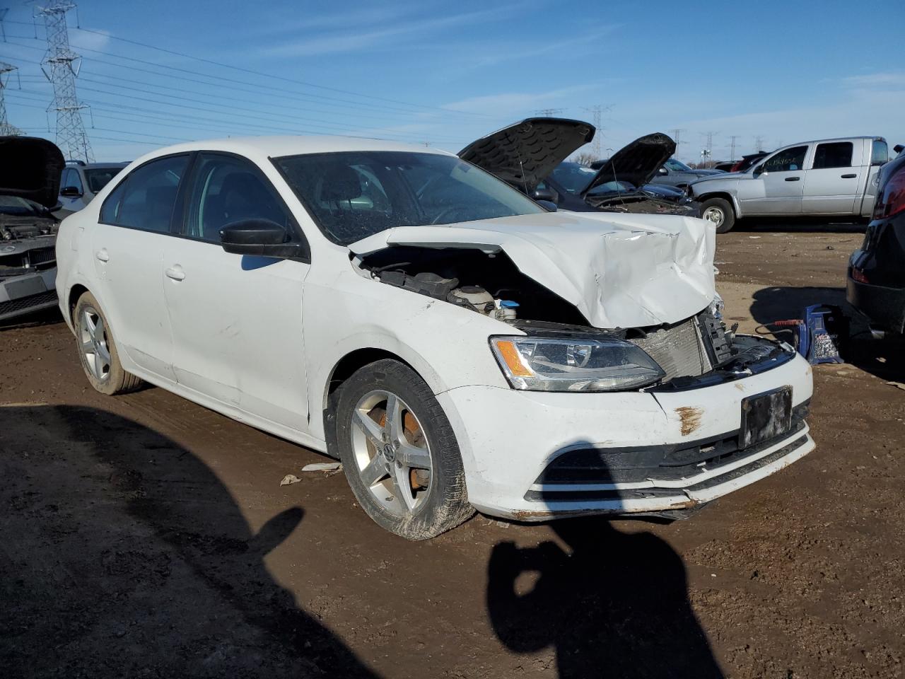 2016 Volkswagen Jetta VIN 3VW267AJ1GM275484 Copart auction photo, front end / side damage thumbnail 4