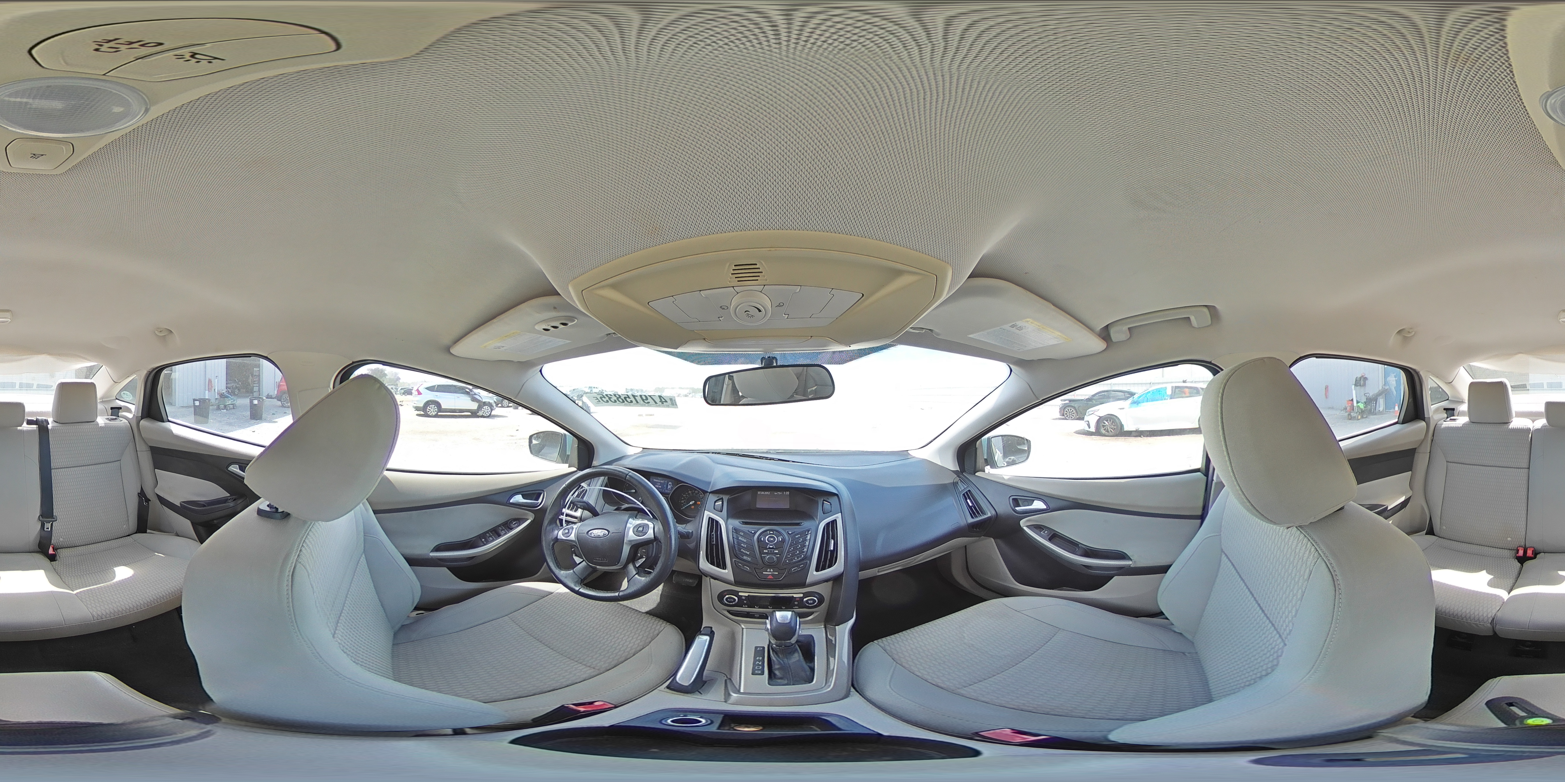 2012 Ford Focus VIN 1FAHP3H20CL444736 Copart auction photo, front end / side damage thumbnail 13