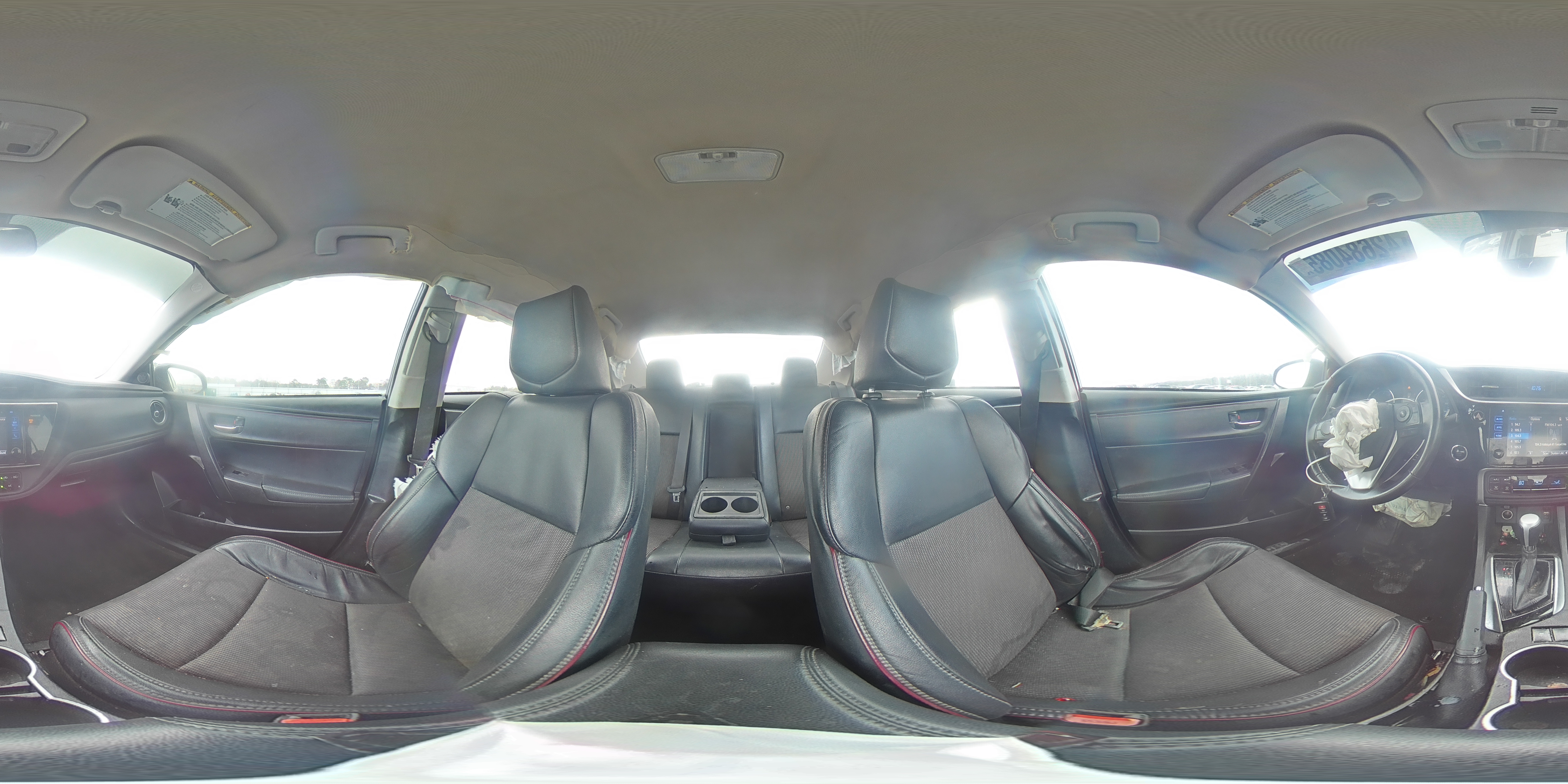 2017 Toyota Corolla VIN 5YFBURHEXHP636640 Copart auction photo, all over damage thumbnail 13