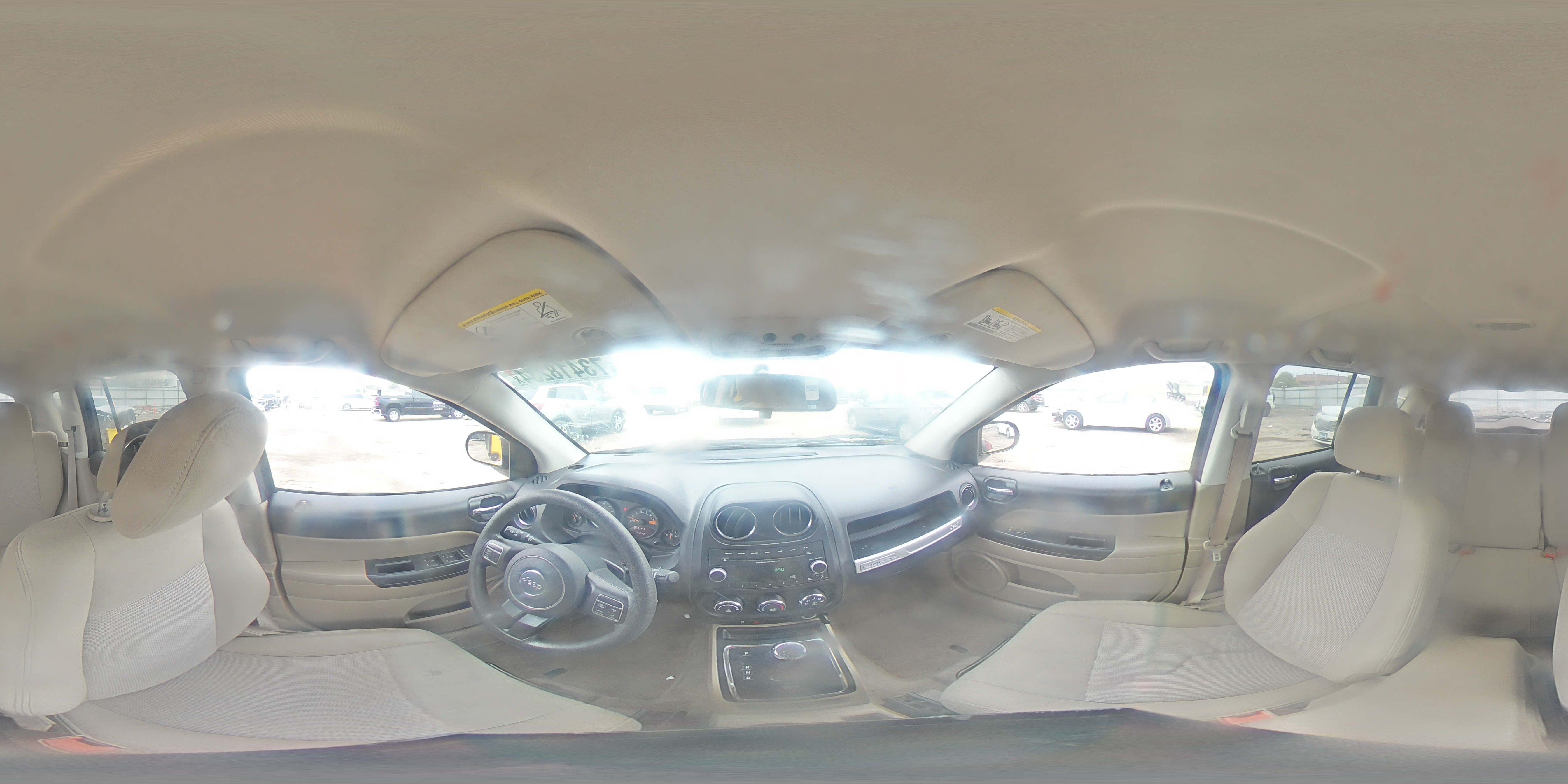2015 Jeep Compass VIN 1C4NJCBA7FD401265 Copart auction photo, front end damage thumbnail 14