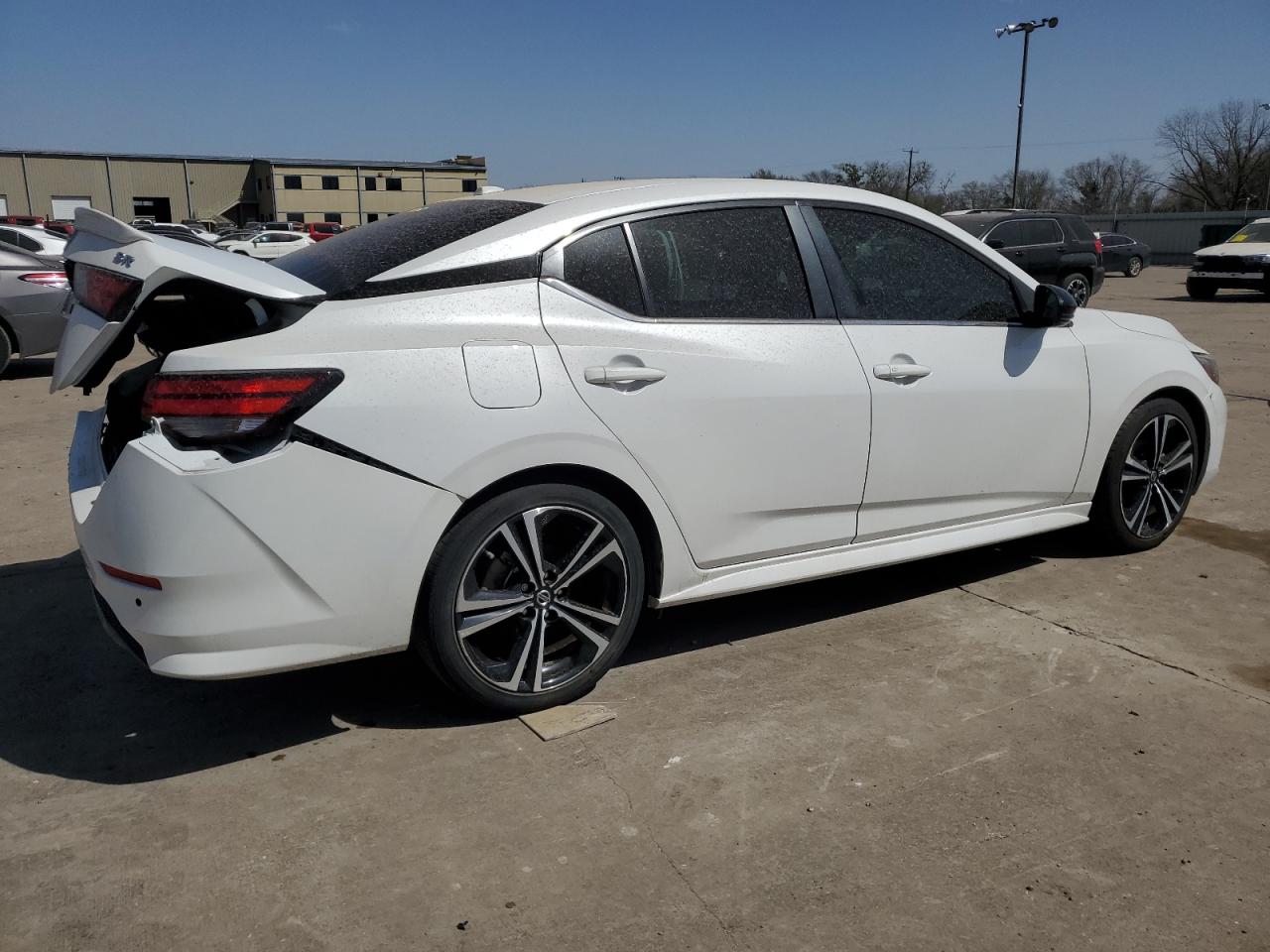 2023 Nissan Sentra VIN 3N1AB8DV4PY311100 Copart auction photo, rear end / hail damage thumbnail 3