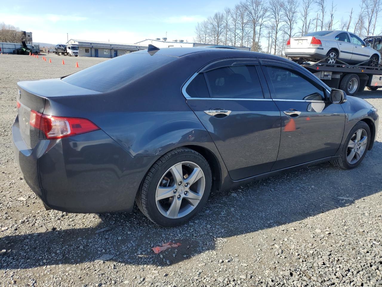 2012 Acura TSX VIN JH4CU2F49CC014519 Copart auction photo, front end / side damage thumbnail 3