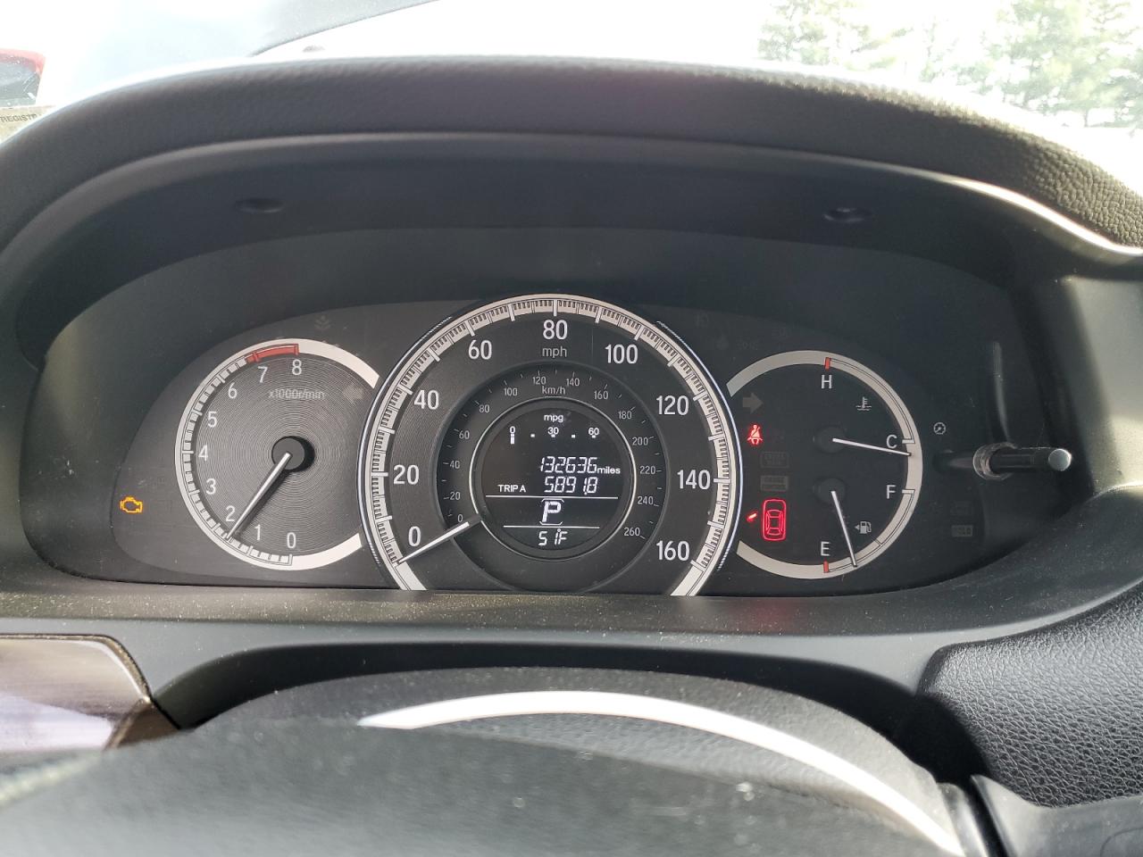 2017 Honda Accord VIN 1HGCR2F76HA223136 Copart auction photo, front end / rear end damage thumbnail 9