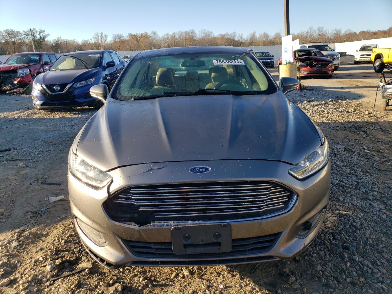 2014 Ford Fusion VIN 1FA6P0H71E5386998 Copart auction photo, rear end damage thumbnail 5