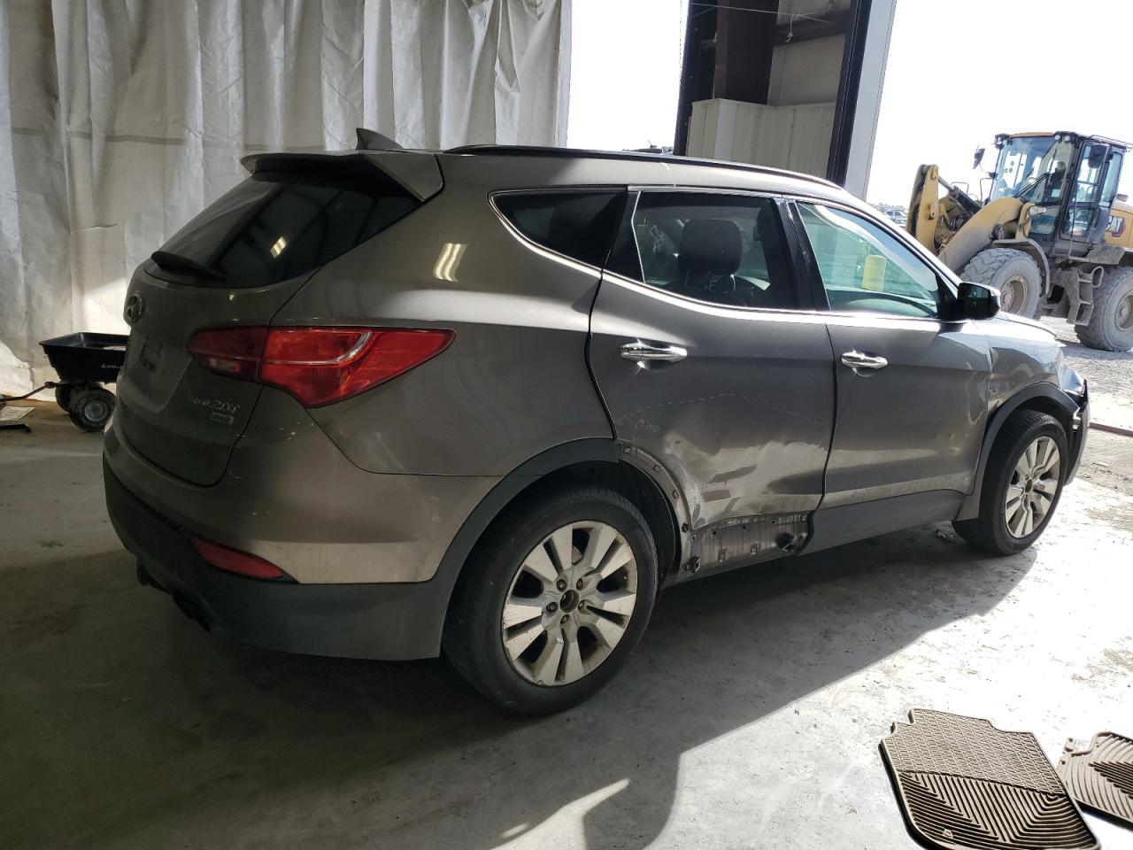 2015 Hyundai Santa Fe VIN 5XYZUDLA5FG265023 Copart auction photo, front end / side damage thumbnail 3