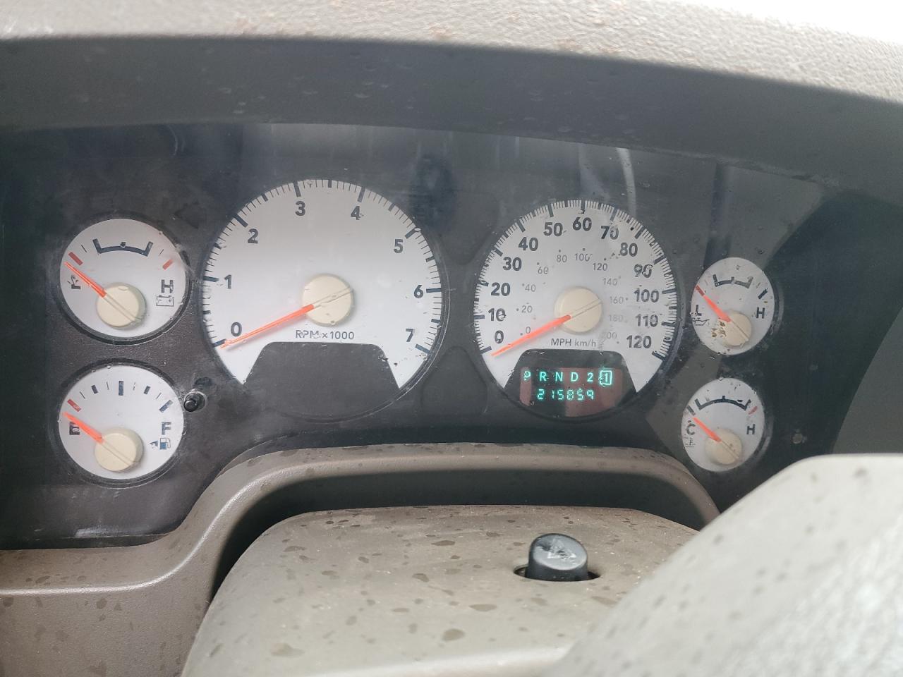 2008 Dodge RAM VIN 1D7HA16K58J192025 Copart auction photo, front end / mechanical damage thumbnail 9