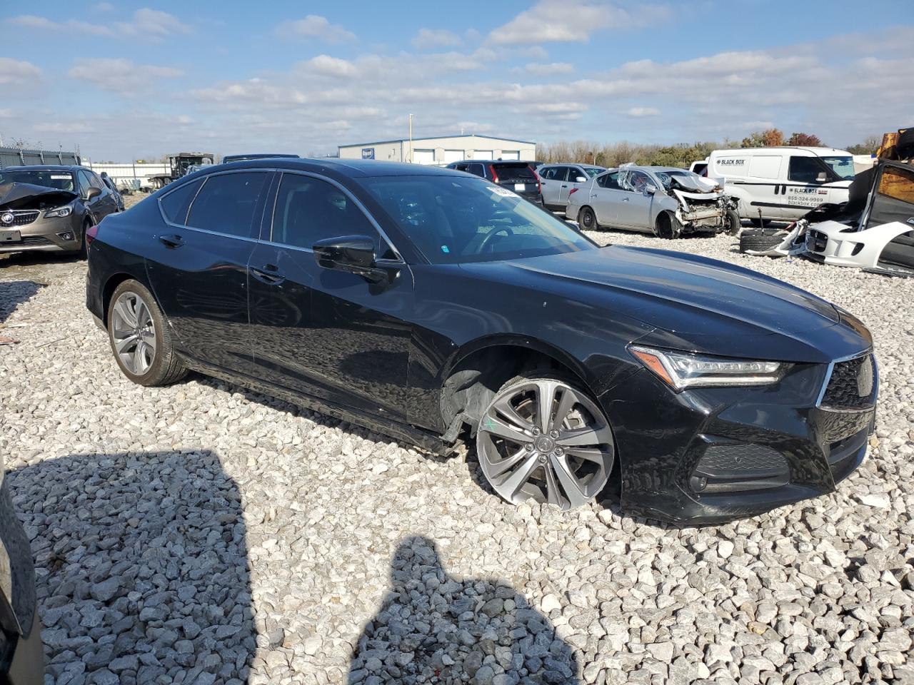 2021 Acura TLX VIN 19UUB5F66MA000591 Copart auction photo, front end / undercarriage damage thumbnail 4