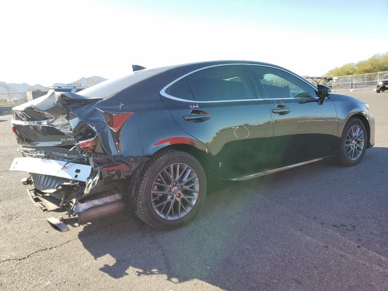 2018 Lexus ES VIN 58ABK1GG9JU083177 Copart auction photo, rear end damage thumbnail 3
