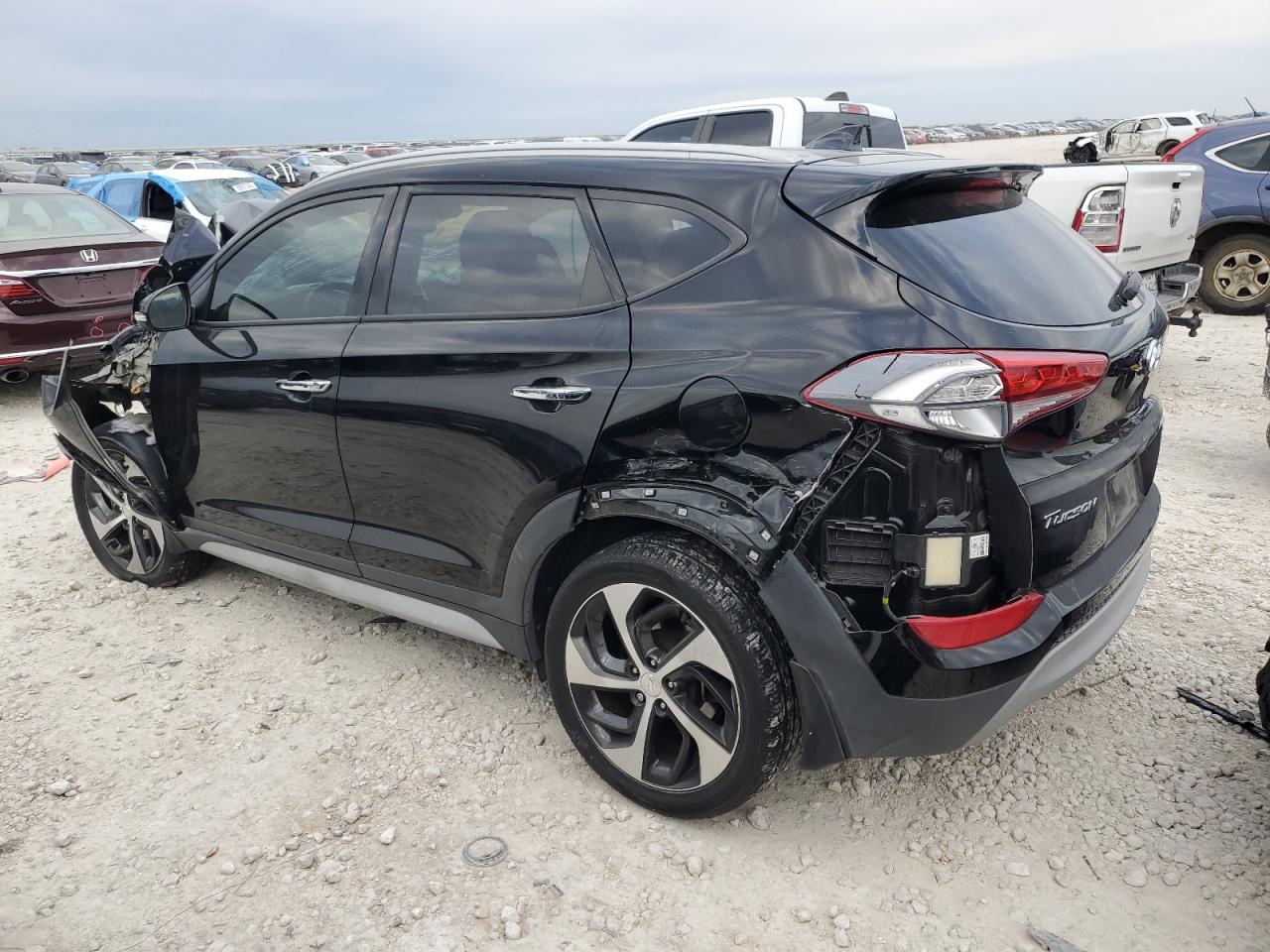 2017 Hyundai Tucson VIN KM8J33A2XHU458948 Copart auction photo, front end damage thumbnail 2