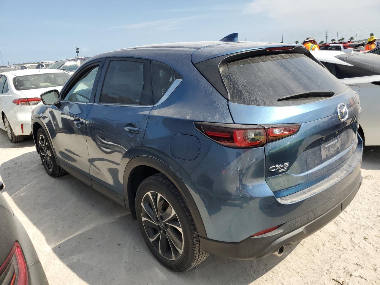 2023 Mazda CX-5 VIN JM3KFBEM1P0163675 Copart auction photo, water/flood damage thumbnail 2