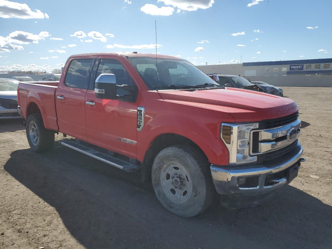 2018 Ford F250 VIN 1FT7W2BT8JEC19261 Copart auction photo, undercarriage damage thumbnail 4