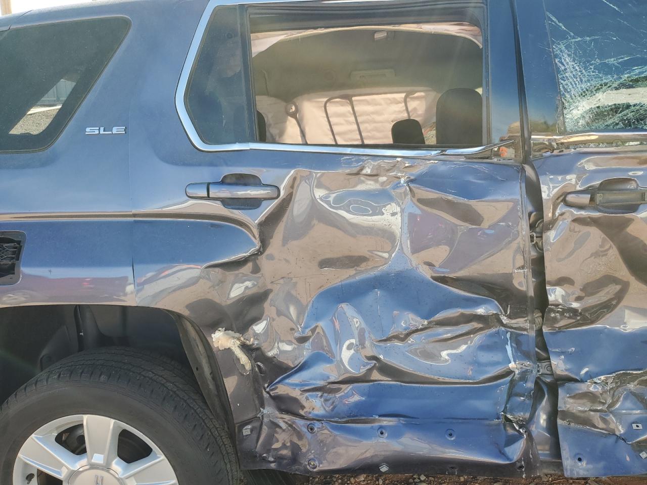 2013 GMC Terrain VIN 2GKALMEK5D6305511 Copart auction photo, all over damage thumbnail 11