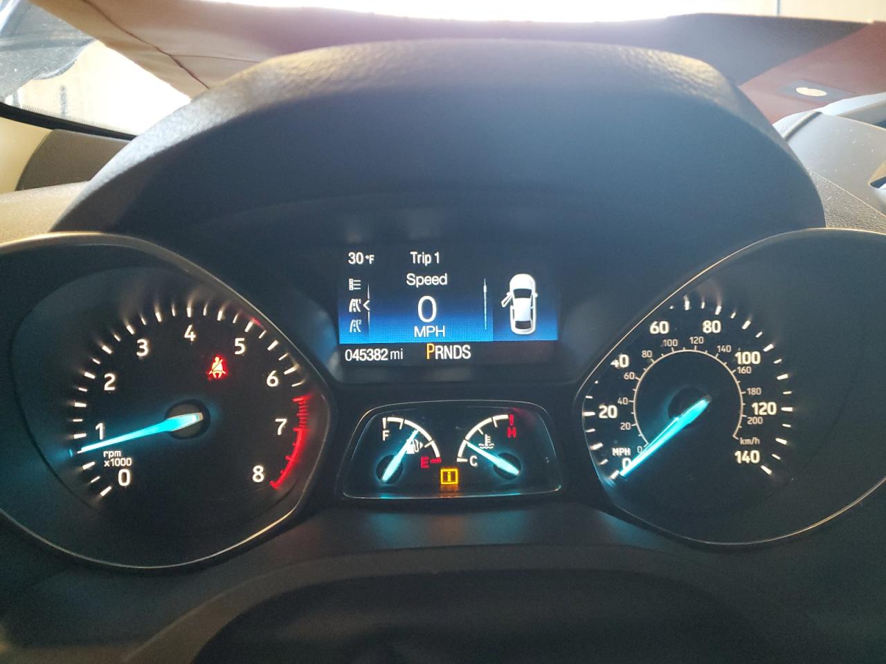 2019 Ford Escape VIN 1FMCU0F73KUB28682 Copart auction photo, rear end / side damage thumbnail 9