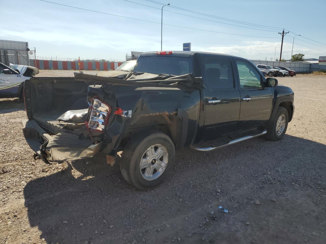 2009 Chevrolet Silverado VIN 3GCEK23349G289538 Copart auction photo, rear end damage thumbnail 3
