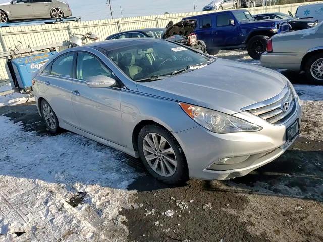 2014 Hyundai Sonata VIN 5NPEC4AC0EH917222 Copart auction photo, side damage thumbnail 11