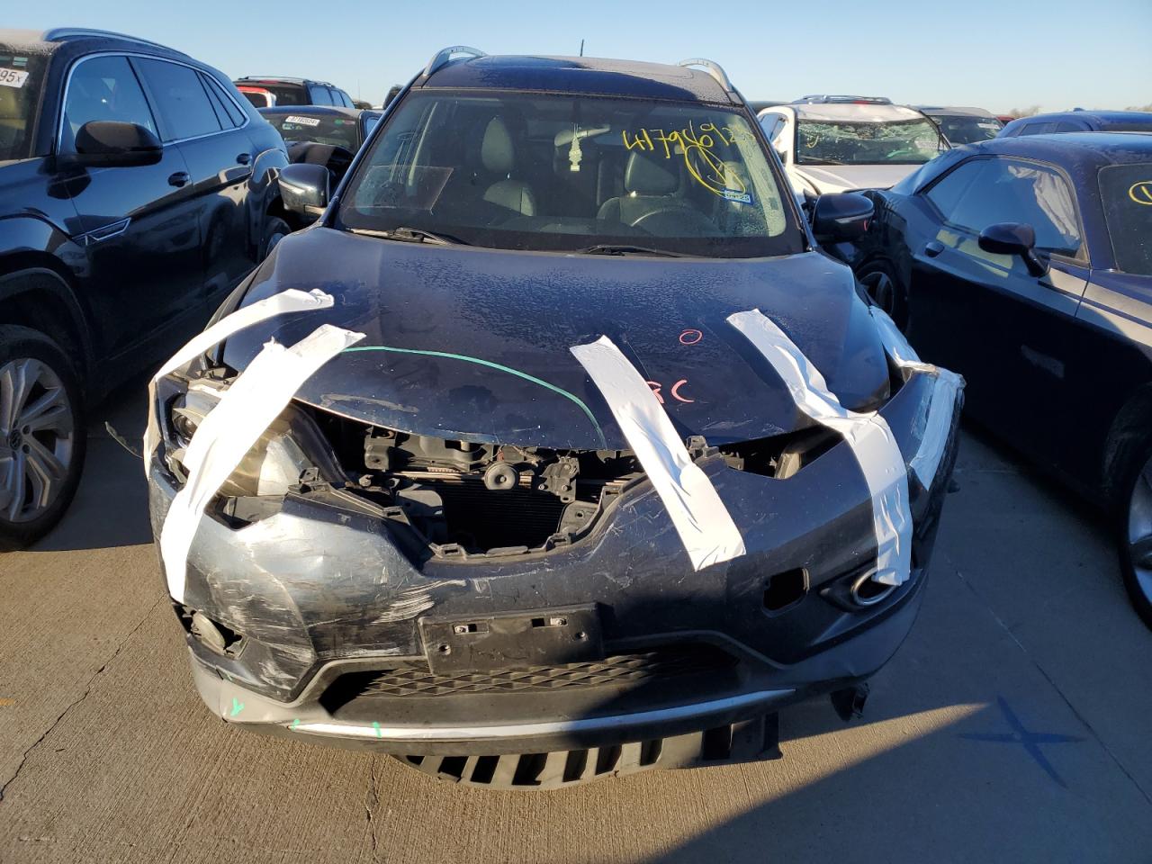 2015 Nissan Rogue VIN 5N1AT2MT5FC893779 Copart auction photo, front end damage thumbnail 5
