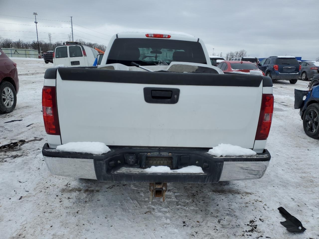2011 Chevrolet Silverado VIN 1GCRKPE35BZ298637 Copart auction photo, front end damage thumbnail 6