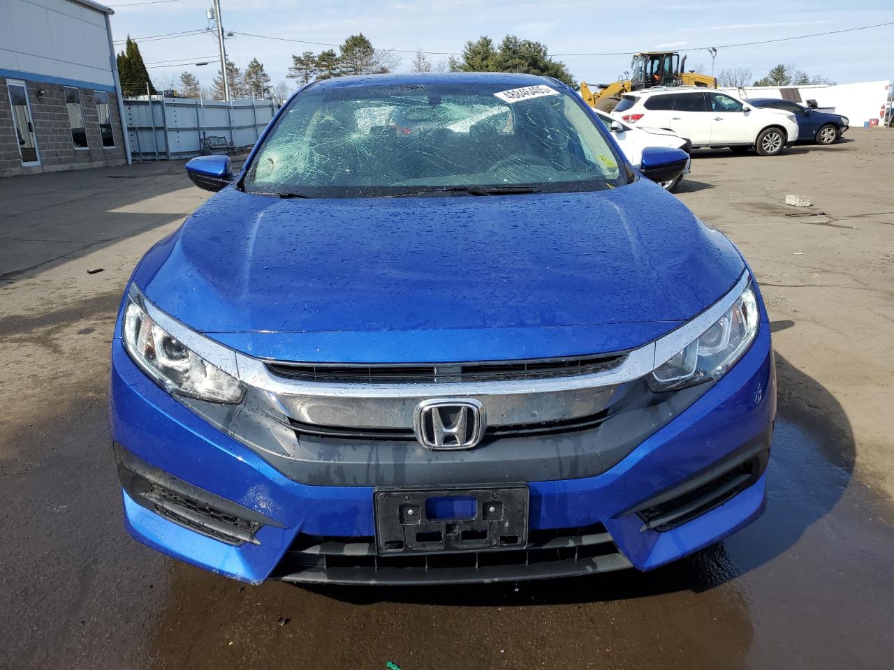 2018 Honda Civic VIN 19XFC2F58JE206028 Copart auction photo, top/roof damage thumbnail 5