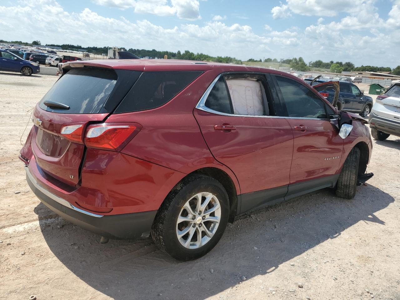 2018 Chevrolet Equinox VIN 3GNAXJEV6JL121539 Copart auction photo, all over damage thumbnail 3